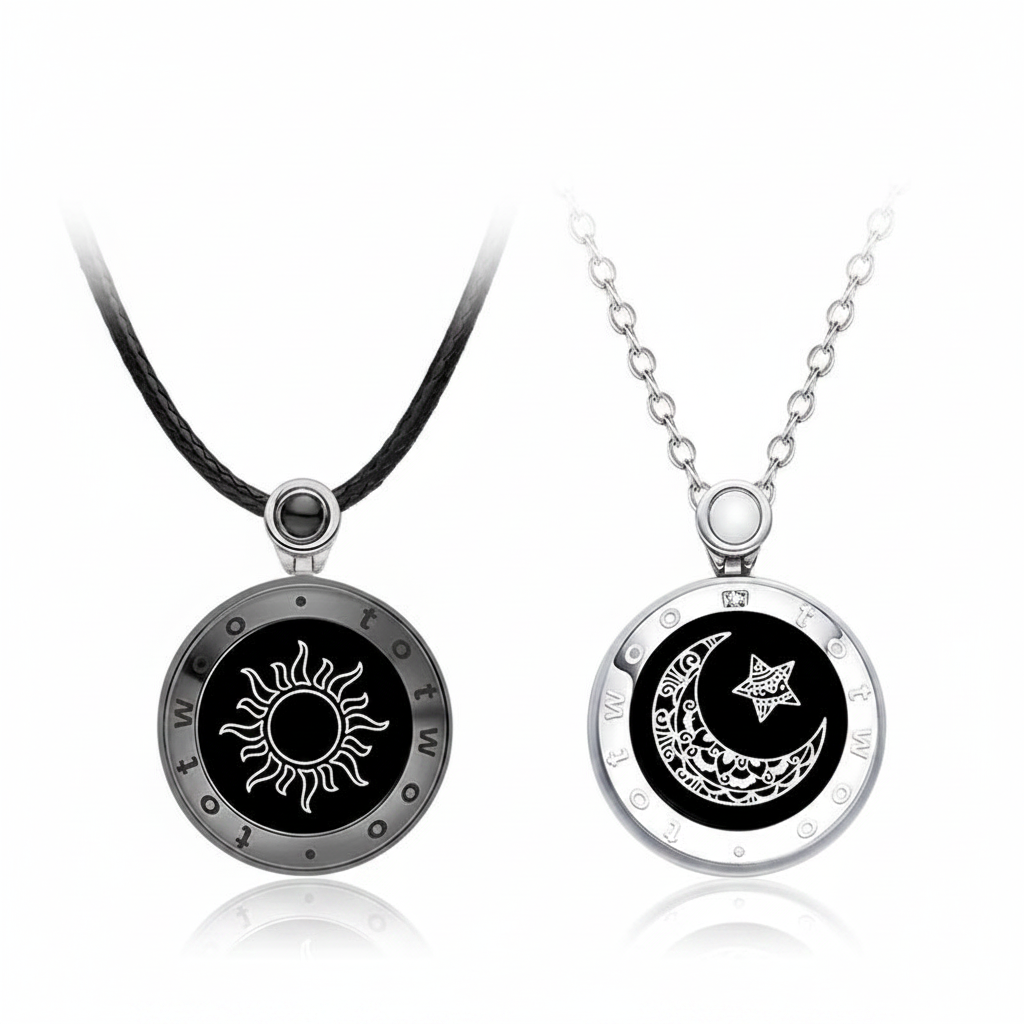 The Sun & Moon "Eternal Bond" Smart Vibration Necklaces