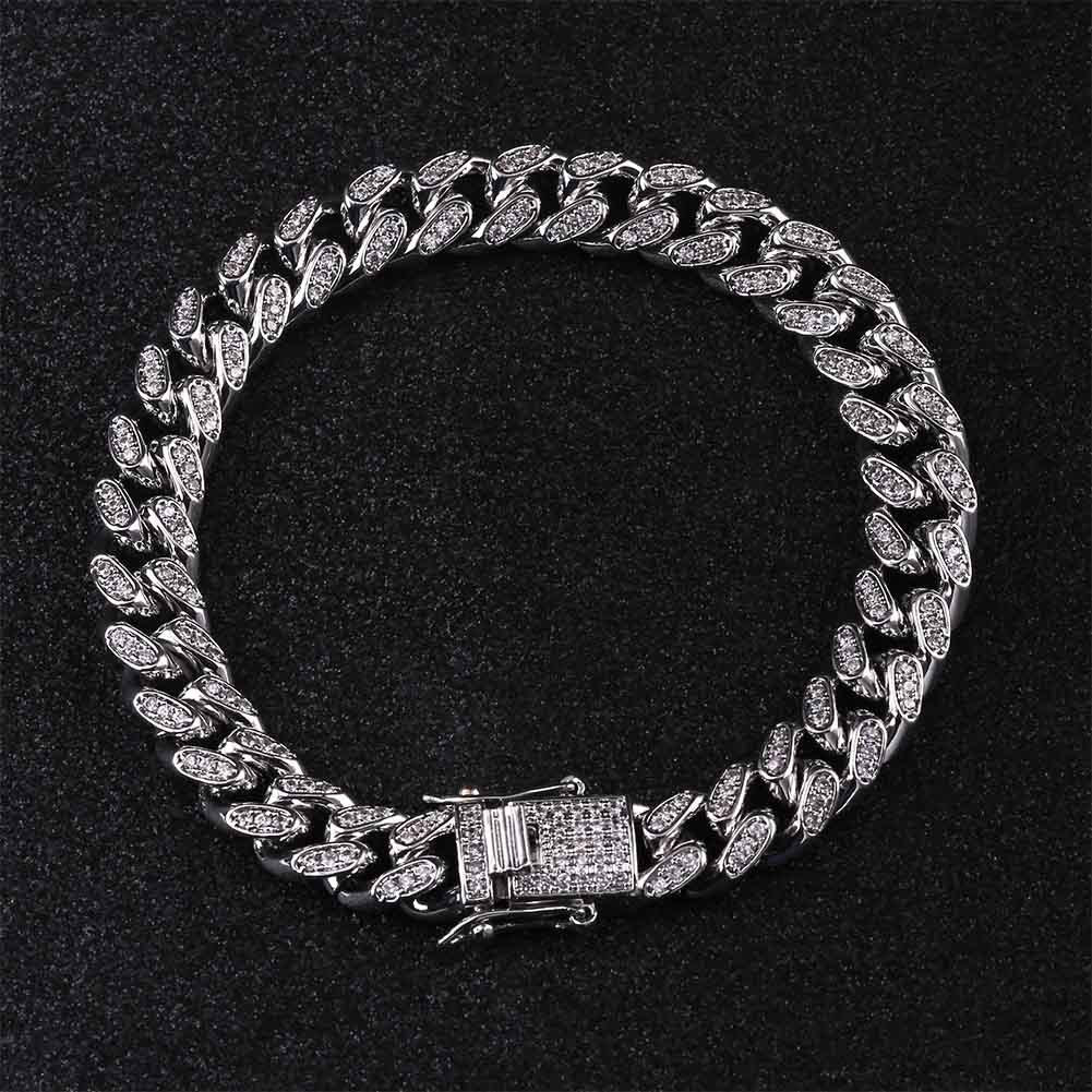 Men's bracelet with zircon