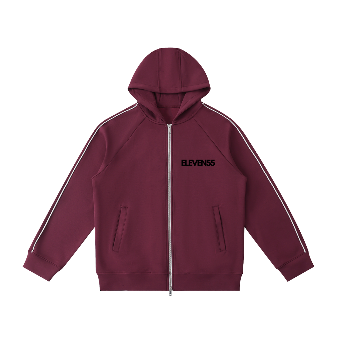 "Classic" Piping Full Zip Hoodie