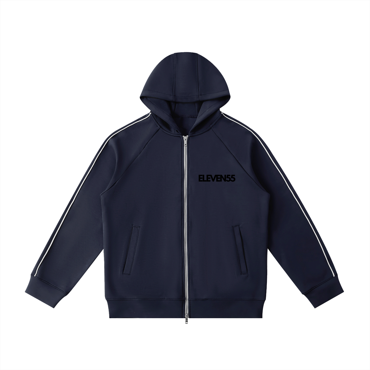 "Classic" Piping Full Zip Hoodie