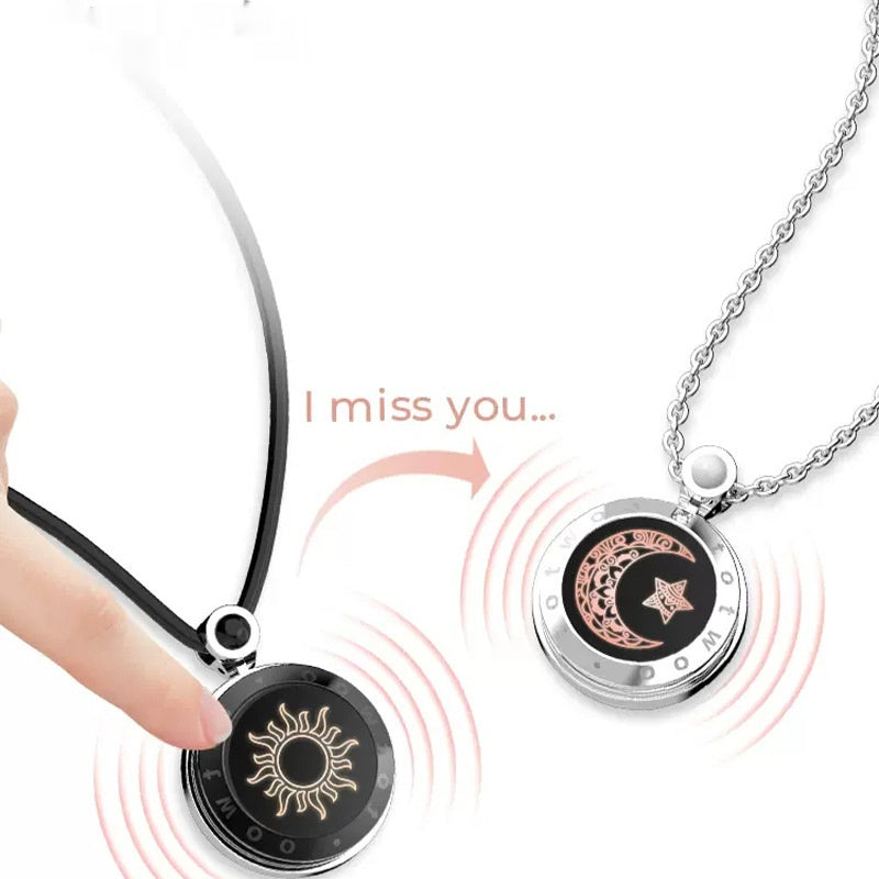 The Sun & Moon "Eternal Bond" Smart Vibration Necklaces